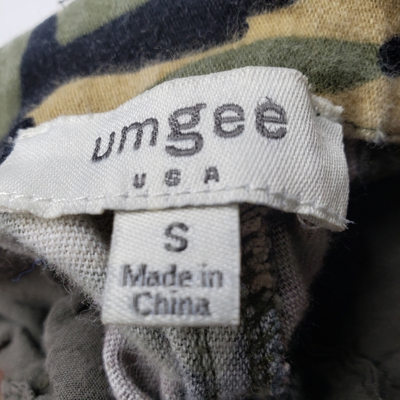 UMGEE Women's Olive Camo Motto Pants Inseam 26" - Picture 5 of 7